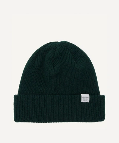 Shop Norse Projects Norse Beanie In Green
