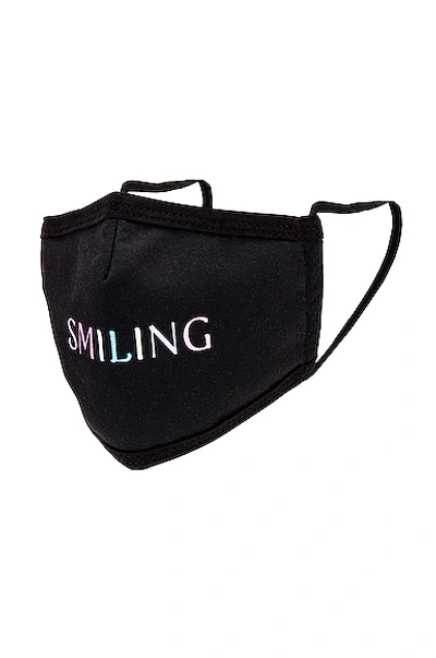 Shop Grlfrnd Smiling Face Mask In Smiling Multi