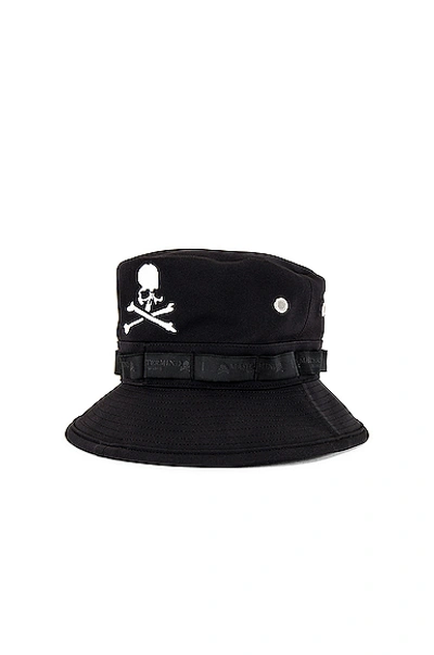 Shop Mastermind Japan Hat In Black