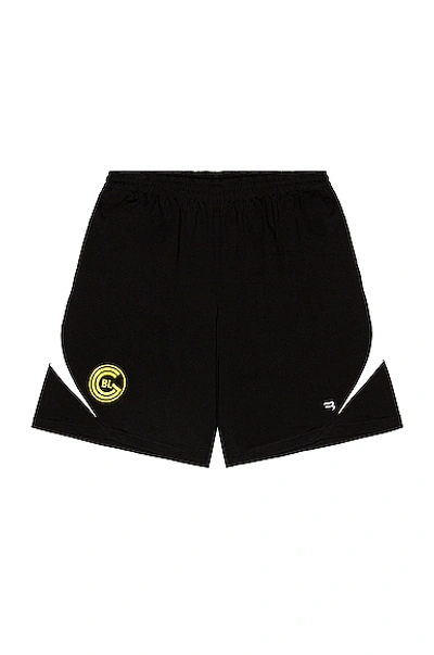 Shop Balenciaga Soccer Shorts In Black