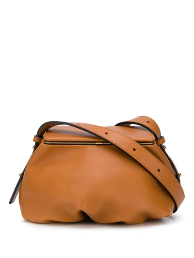 Shop Lutz Morris Blake Dumpling Shoulder Bag In Brown
