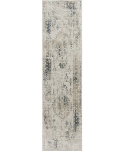 Km Home Abbey Kl00 Ivory 2'6" X 8' Runner Rug In Ivory