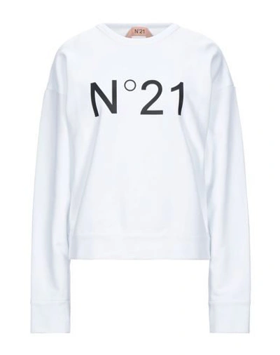 Shop N°21 Sweatshirts In White