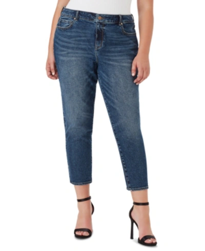Shop William Rast Trendy Plus Size Sweet Mama Skinny Ankle Jeans In Definitive Blue