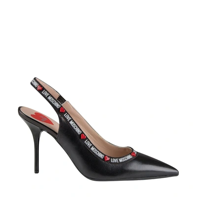 Shop Love Moschino High-heeled Shoe In 0000 Nero