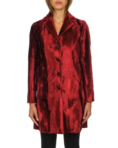 Shop Paltò Coat In Rosso