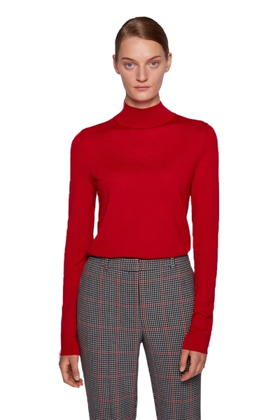 Shop Hugo Boss Sweater In Rosso