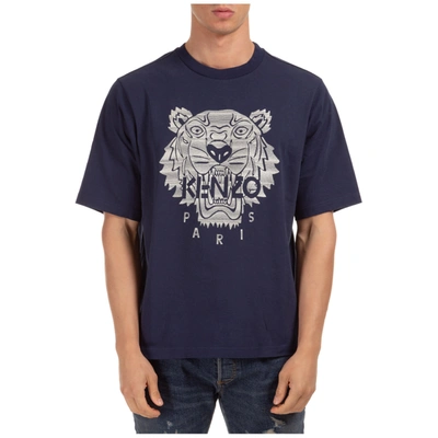 Shop Kenzo Tiger T-shirt In Blu