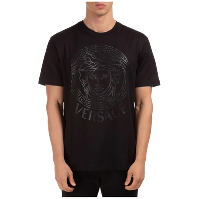 Shop Versace Medusa T-shirt In Nero