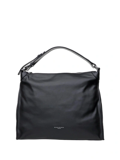 Shop Gianni Chiarini Shoulder Bag In Nero