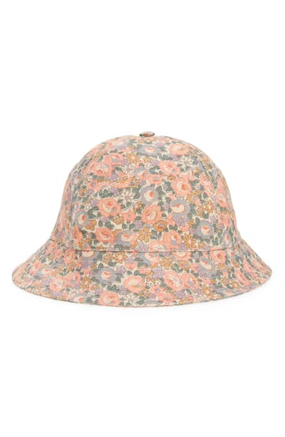 Shop Gucci X Liberty London Floral Print Bucket Hat In Pink