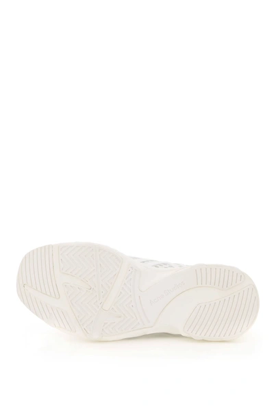 Shop Acne Studios Trail Mesh Sneakers In White