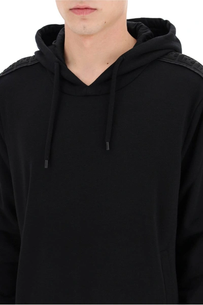 Shop Fendi Sweatshirt With Ff Bands In Black