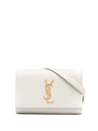 Shop Saint Laurent Kate Belt Bag In Neutrals