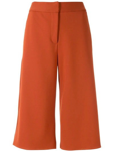 Shop Alcaçuz Straight-leg Bermuda Shorts In Orange
