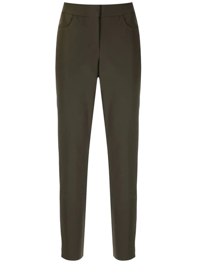 Shop Alcaçuz Ivani Straight-leg Trousers In Green