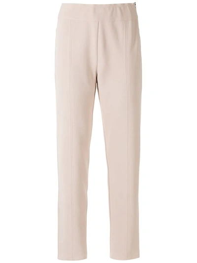 Shop Alcaçuz Alcione Straight Leg Trousers In Neutrals