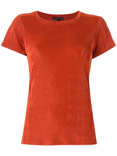 Shop Alcaçuz Claudia Short Sleeve T-shirt In Orange