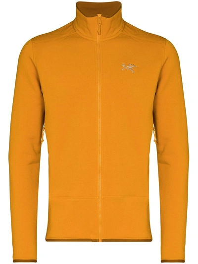 Shop Arc'teryx Kyanite Fleece Jacket In Yellow