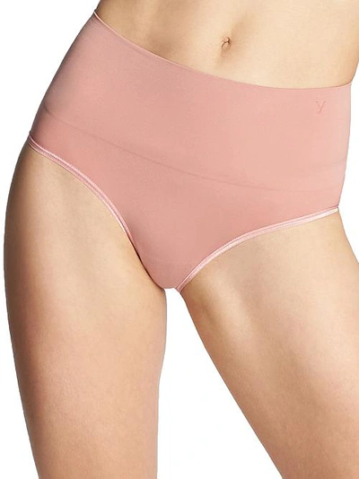Shop Yummie Seamlessly Shaped Brief In Ash Rose