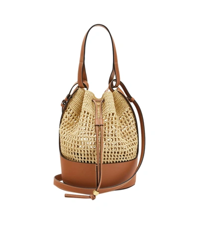 Shop Loewe Small Balloon Bag, Natural In Brown