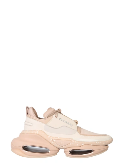 Shop Balmain B Bold Sneakers In Nude