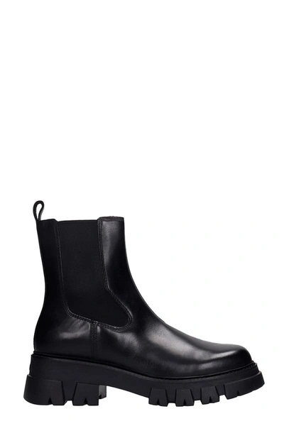 Shop Ash Lloyd 02 Combat Boots In Black Leather