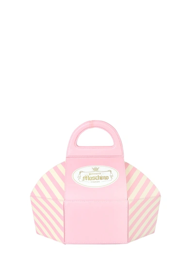 Shop Moschino Cake Box Bag In Rosa