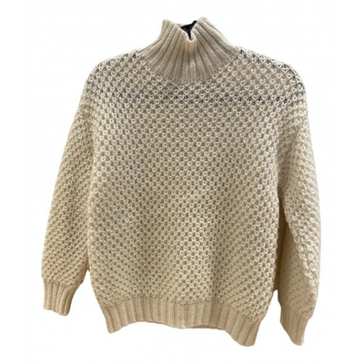 Pre-owned Alberta Ferretti Wool Jumper In White