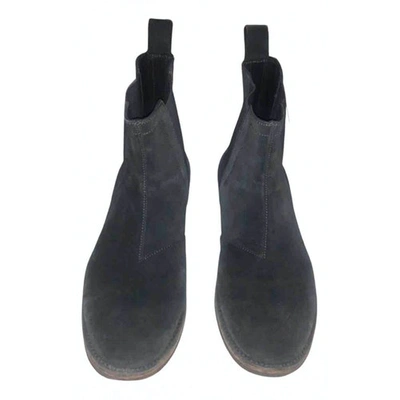 Pre-owned Bottega Veneta Boots In Grey