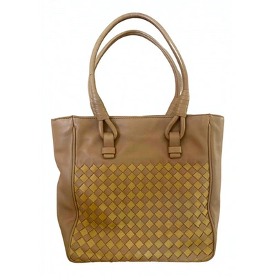 Pre-owned Bottega Veneta Camel Leather Handbag