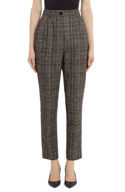 Shop Dolce & Gabbana Straight Leg Check Pants