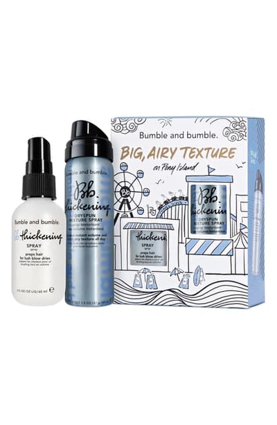 Shop Bumble And Bumble Big, Airy Texture Travel Size Thickening Set