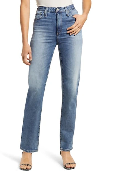 Shop Ag Alexxis High Waist Straight Leg Jeans In 19 Years Fruition