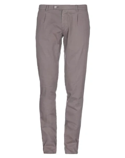 Shop Berwich Man Pants Light Brown Size 40 Cotton, Elastane In Beige