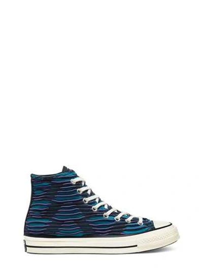 Shop Converse High 'vibrant Chuck 70' Ocean Sneakers In Blue