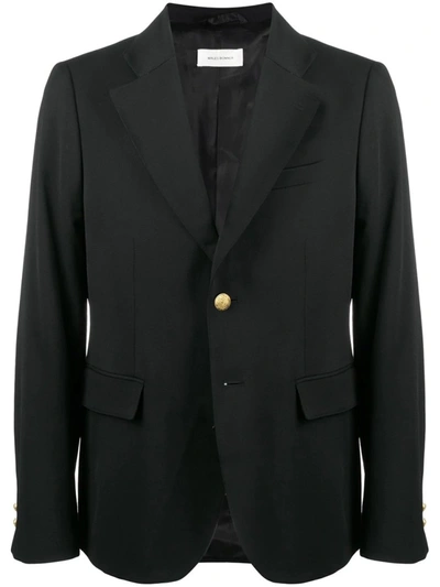 Shop Wales Bonner Single-breasted Tailored Blazer In Black