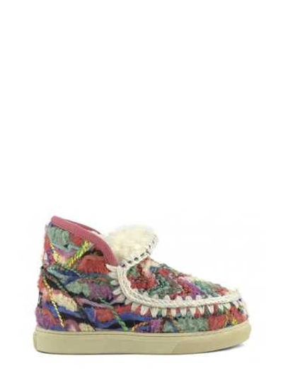 Shop Mou Multicolor 'eskimo Sneaker' Ankle Boot