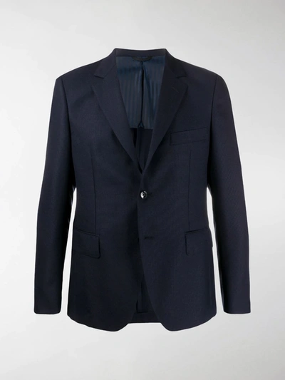 Shop Mp Massimo Piombo Slim Fit Suit In Blue