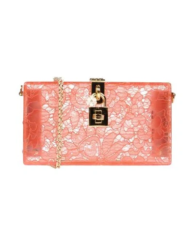 Shop Dolce & Gabbana Handbags In Coral