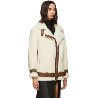 Shop Stand Studio Off-white Wool Colleen Jacket In 96000 Offwh