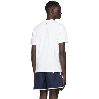 Shop Adidas X Human Made White Human Made Edition Graphic T-shirt