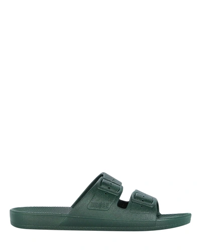 Shop Freedom Moses Amazon Moses Two Band Slide In Green