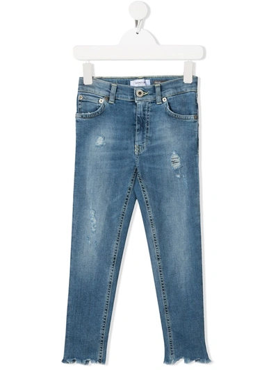 Shop Dondup Mid-rise Slim-fit Jeans In Blue