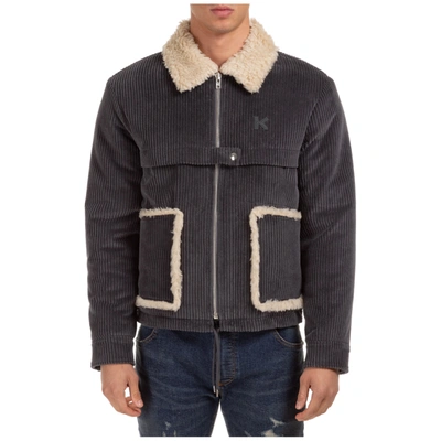 Shop Kenzo Men's Outerwear Jacket Blouson In Grey