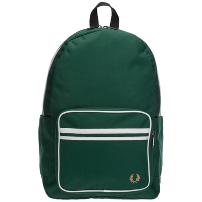 Shop Fred Perry Men's Rucksack Backpack Travel In Green