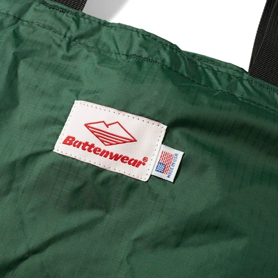 Shop Battenwear Packable Tote In Green