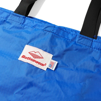 Shop Battenwear Packable Tote In Blue