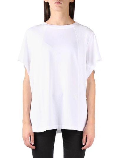 Shop Chloé Oversized White Cotton T-shirt
