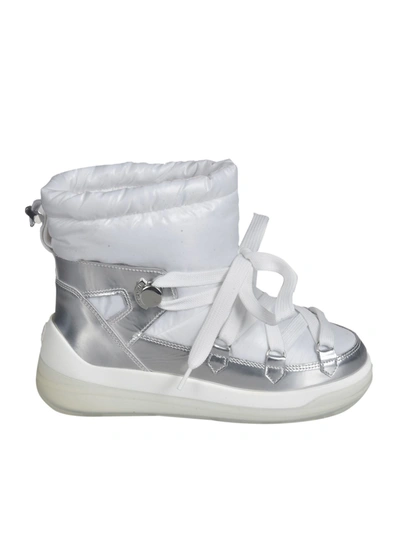 Shop Moncler Insolux Ankle Boots In White